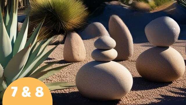Rendez-vous aux Jardins : Pierres en équilibre au Jardin zoologique tropical