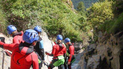 Canyoning avec le bureau des guides de la Grave