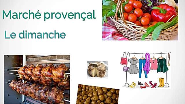 Marché provençal de Régusse