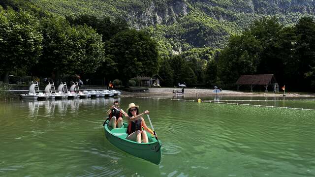 Location d'embarcations - Base de loisirs d'Aiguebelette-le-Lac