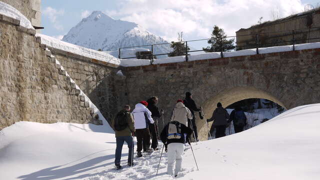 Visite : en raquettes dans les fortifications de Vauban