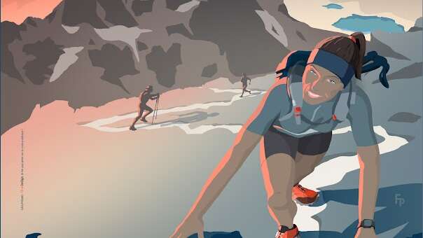 L'Echappée Belle, Le Super Collet  - Passage des coureurs et animations