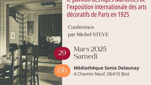 Conférence "Un exemple d’architecture Art déco"
