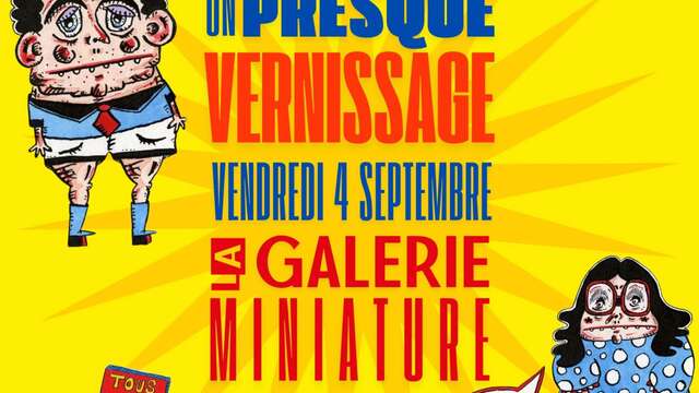 Un "presque" vernissage - Ze place to be !