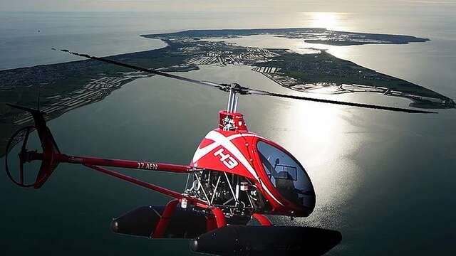 Survol de l'île en hélicoptère ULM