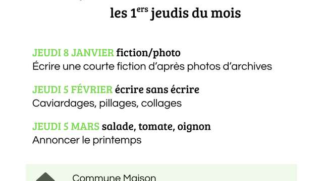 Ateliers d'écriture