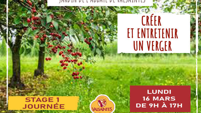 Stage : Créer et entretenir un verger