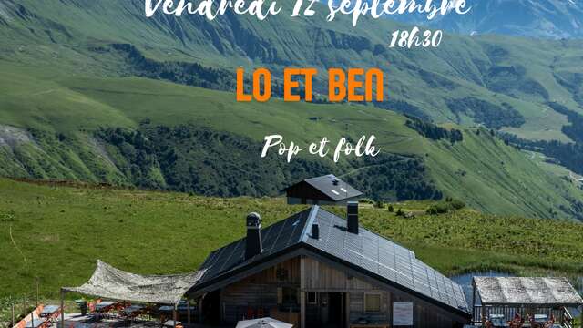 Concert au Patafan : Lo and Ben - pop acoustique