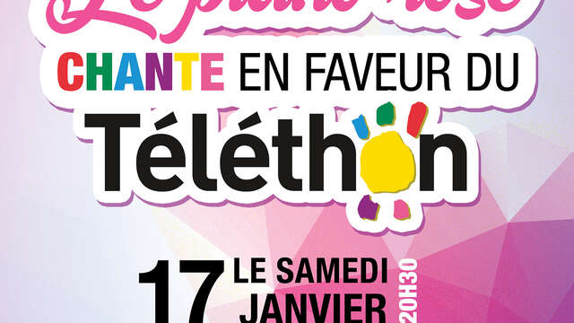 Le Piano Rose chante en faveur du Téléthon
