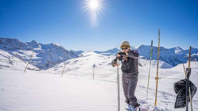 Sondage par battage de neige