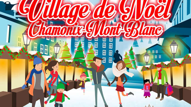 Le village de Noël à Chamonix