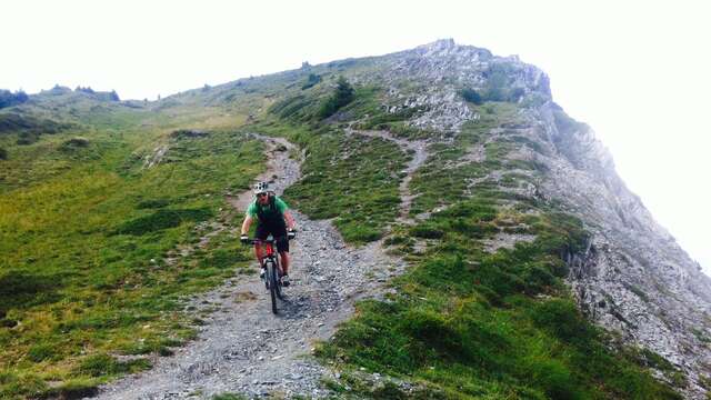 Descente VTT : Piste noire de la grande Ourse - Balme - Secteur Vallorcine