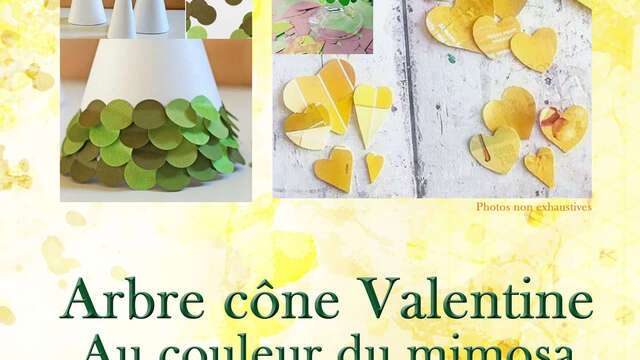 Atelier à l'Oustaou dòu pais-Arbre cône Valentine Mimosa