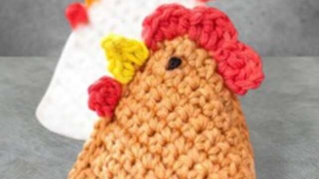 Atelier crochet : cocotte rigolote