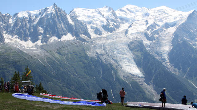 Décollage de Planpraz - Brévent