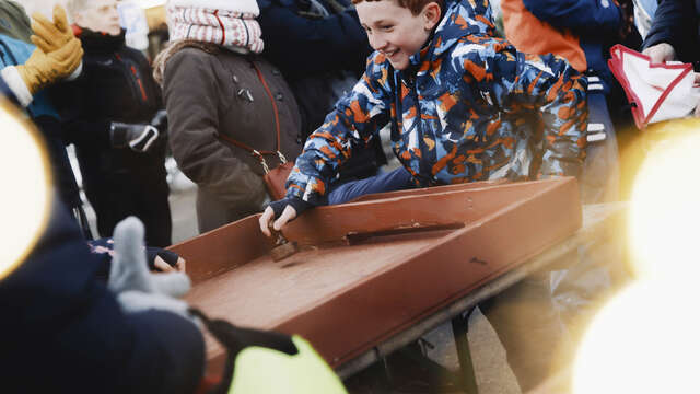 Salle hors sac : Jeux en bois géants