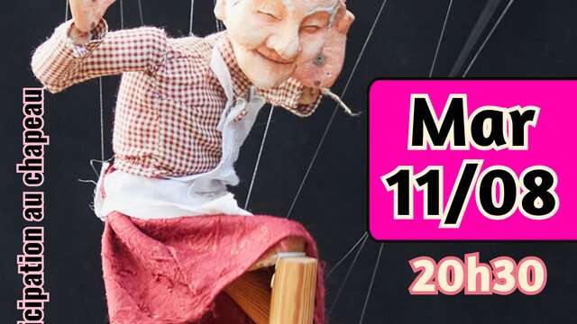 SPECTACLE MARIONNETTES à la guinguette Au Coin Sauvage au bord du lac de Montbel !