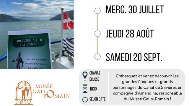 Croisière - l'Histoire au fil du canal