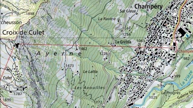 Pic d'Ayerne climbing site