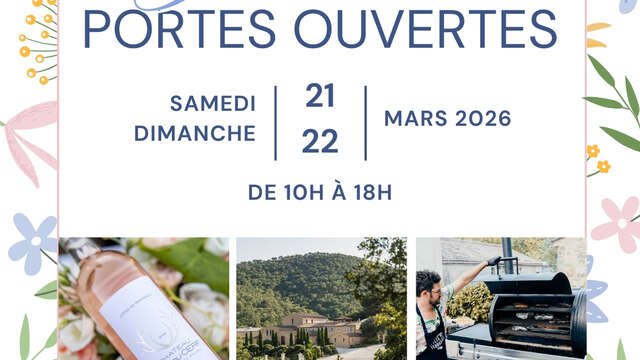 Open Days at Château Pas du Cerf
