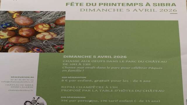 Fête du printemps, chasse aux oeufs