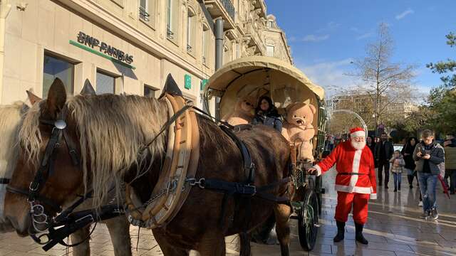 Village de Noël : Balades en calèches