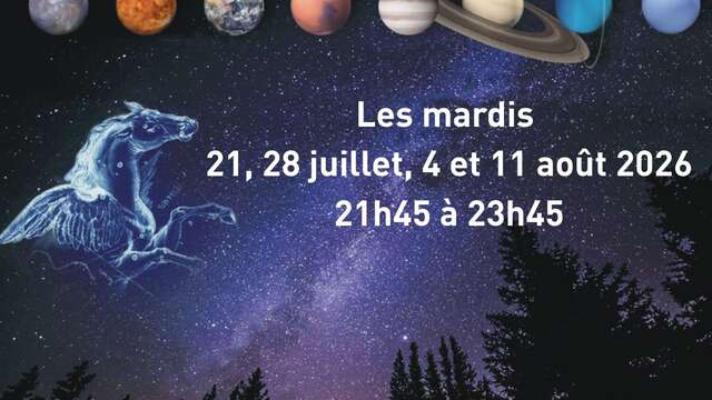Soirée sous les étoiles  : entre astronomie et mythologie