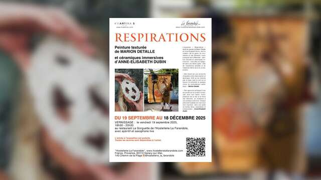 Exposition : Peinture texturée & Céramiques immersives