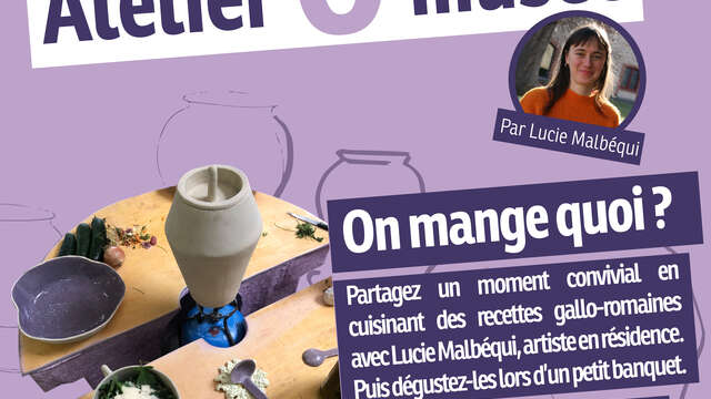 Les Ateliers Ô musée :  "On mange quoi ?" - Atelier cuisine adulte