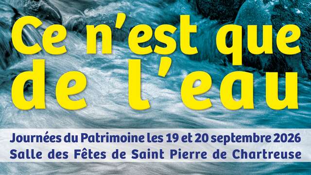 Exposition - Ce n'est que l'eau