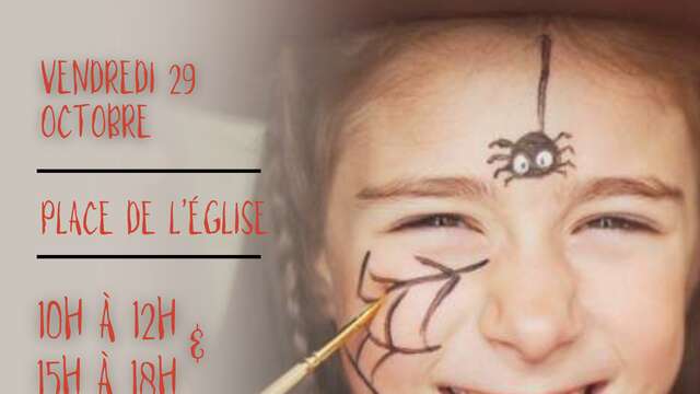 Atelier maquillage d'Halloween