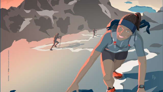 L'Échappée Belle, live tracking and starting line of the Crêtes trail in Allevard