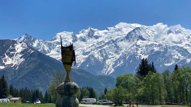 Expertkurs : Der Mont Blanc vom Col du Joly aus gesehen