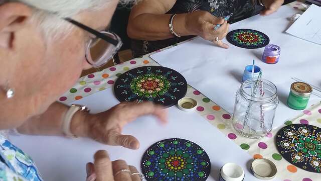 Initiation Dot art - Villa Rojane création