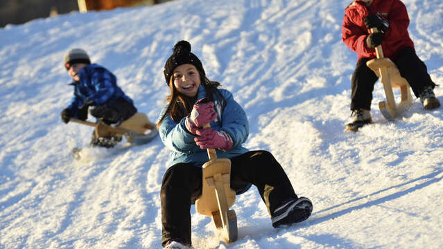 Haribo kids snow : initiation au paret, luge traditionnelle