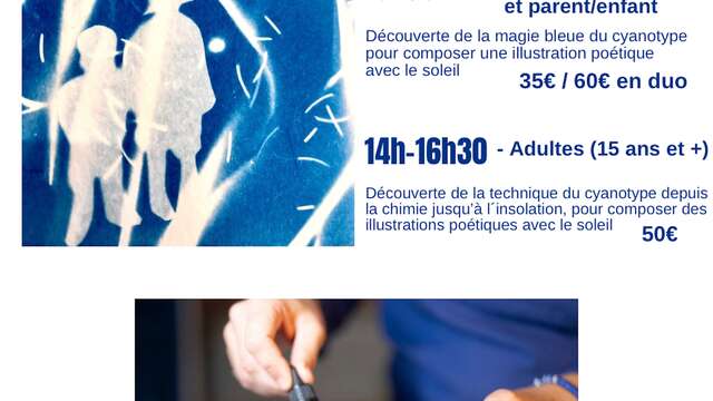 Atelier cyanotype