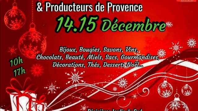 Marché de Noël des artisans créateurs et producteurs de Provence