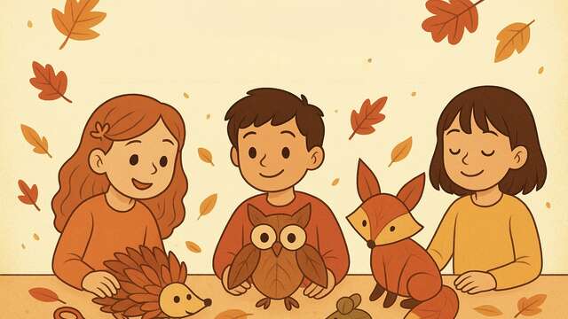 Autumn animal craft workshop