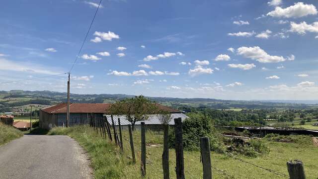 Sentier piétonnier Chazelles-sur-Lyon / Saint-Symphorien-sur-Coise par Hurongues