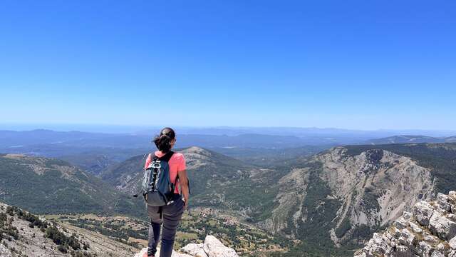 From the summit of La Moulière in Caille