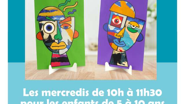 Atelier Enfant : Dessine ton portrait cubiste