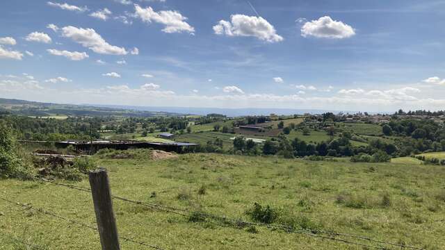 Sentier piétonnier Chazelles-sur-Lyon / Saint-Symphorien-sur-Coise par Hurongues