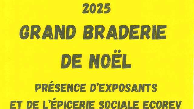 Grande braderie de Noël à la ressourcerie