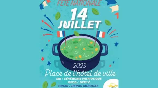 Fete Nationale et soupe au pistou à Bouc-Bel-Air