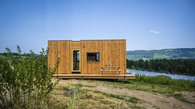 Lodge en bois 2 personnes -le domaine du coq en pat