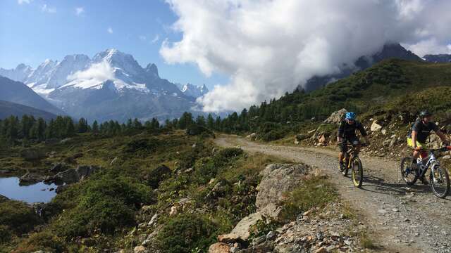 Itinéraire VTT : A - De Vallorcine à Argentière