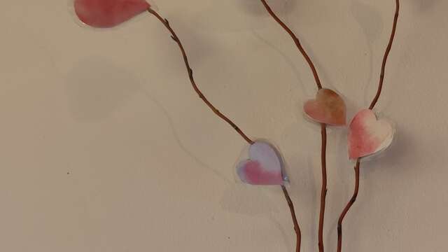 Atelier d'aquarelles pour la Saint-Valentin