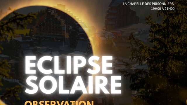 Observation de l’éclipse solaire à Avoriaz