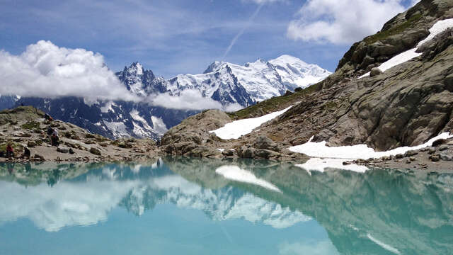 Randonnée au  Lac Blanc depuis le Col des Montets