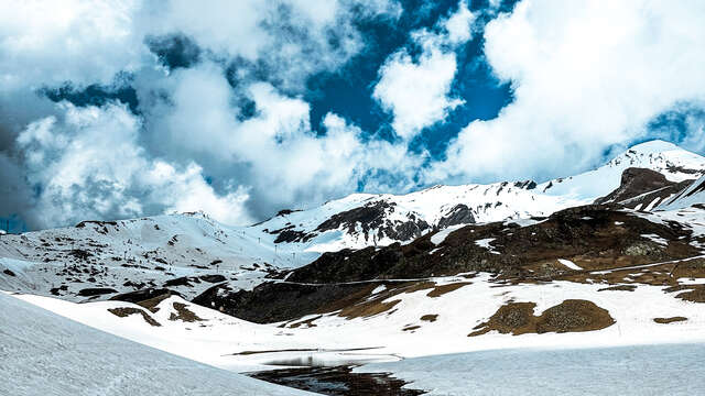 Lac caché en raquette